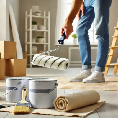 Xử lý tường trước khi quét sơn chống thấm